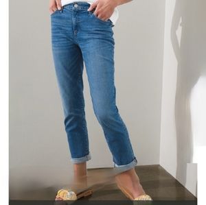 Chico's - So Slimming Girlfriend Slim Leg Crop Jeans (US 14 - Chico's size 2.5)